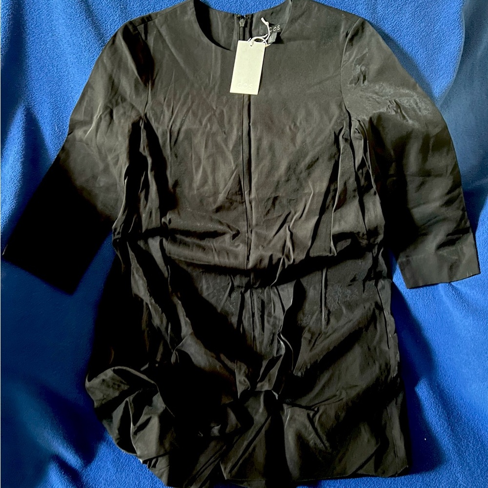 COS Black 3/4 Sleeve Dress (NEW)
